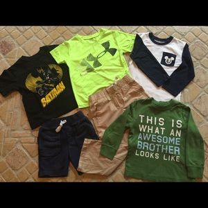 Bundle of shirts, shorts, pants size 4T